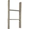 Ekena Millwork 19"W x 36"H x 3 1/2"D Vintage Farmhouse 2 Rung Ladder, Barnwood Decor Collection, Reclaimed Grey DECR019X036X04LDRGY - alternate 1